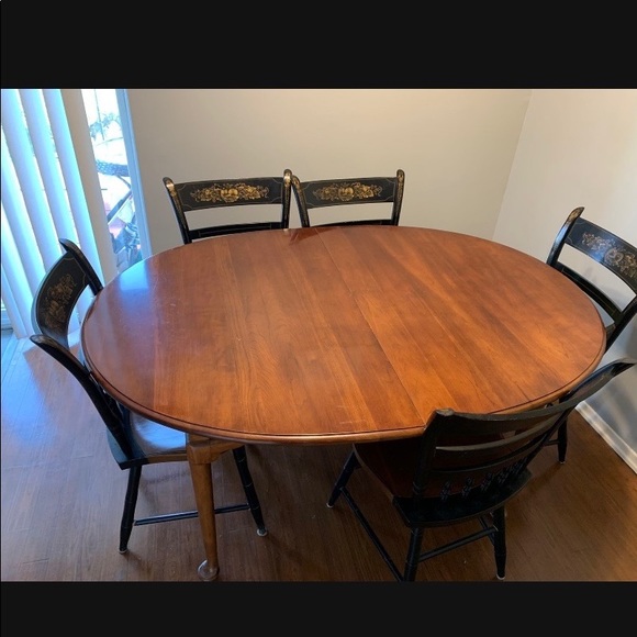 Dining Vintage Cherry Table Of 6 Chair Poshmark